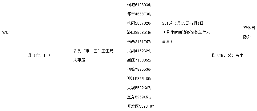 2015安徽安庆执业护士资格考试现场报名时间
