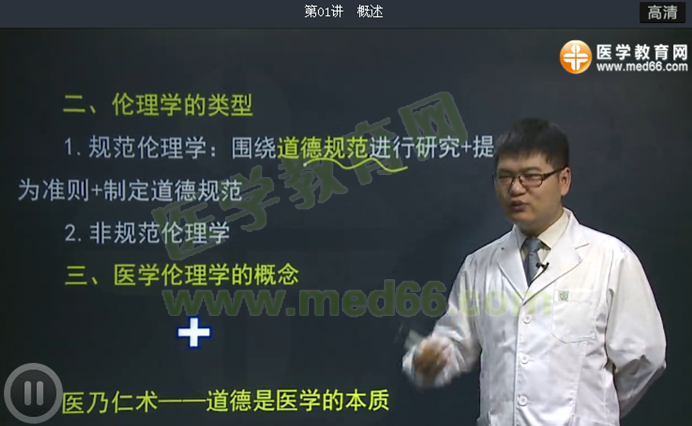 医学伦理学考点:医学伦理学概念记忆口诀(叶冬老师)