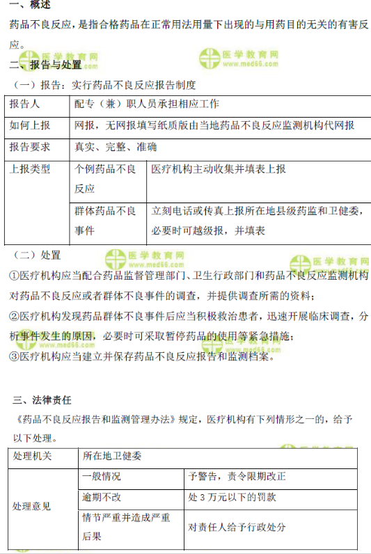 药品不良反应报告和监测管理办法