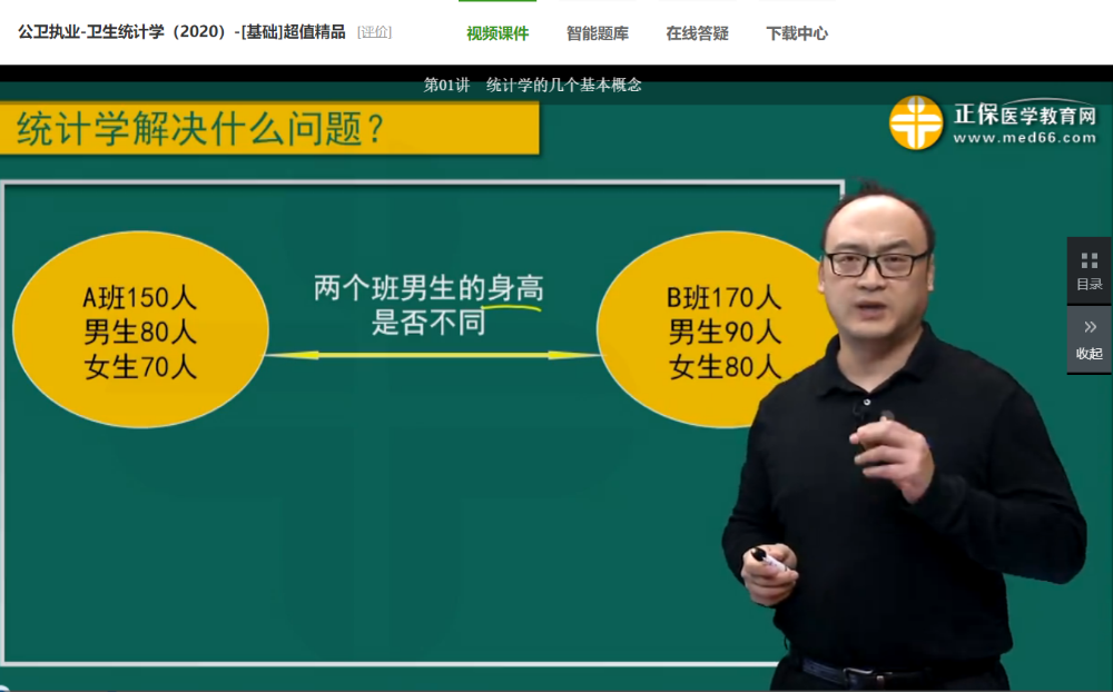 公卫执业医师卫生统计学免费试听 公卫执业医师卫生统计学免费试听