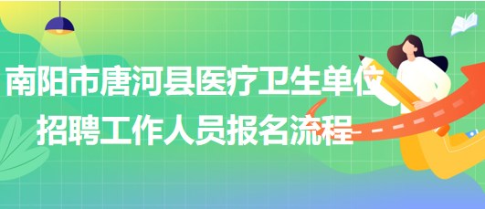 南阳市唐河县医疗卫生单位2023年招聘工作人员报名流程