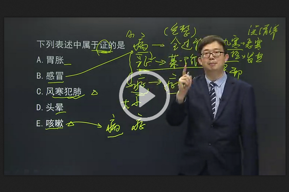 中药学综合知识与技能网络免费试听课程