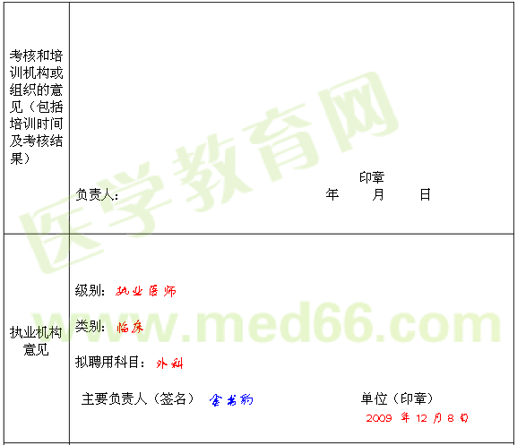 医师注册申请模板
