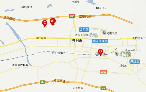 开封医药技师学院地图