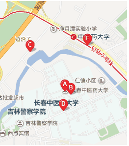 长春中医药大学地图