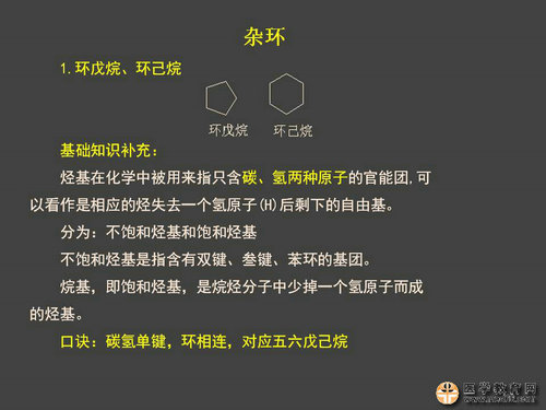 执业药师药物化学官能团-记忆技巧