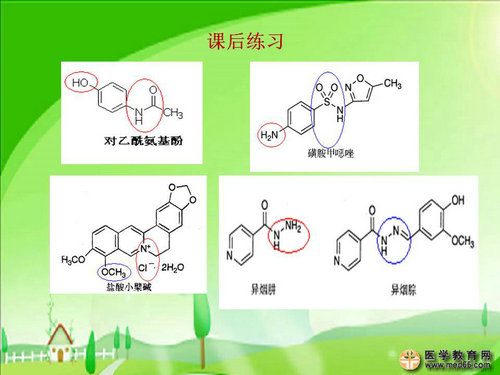 执业药师药物化学官能团-记忆技巧