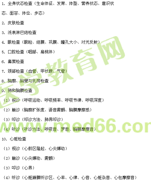 2016年中医执业助理医师资格实践技能考试大纲
