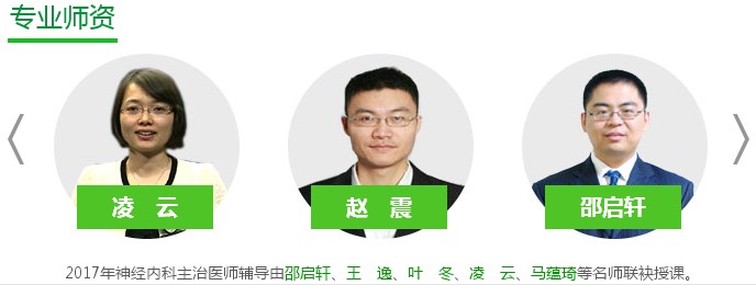山东省2017年神经内科主治医师考试培训辅导专业师资