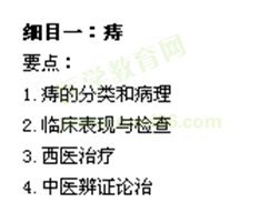 中西医执业医师考试中西医外科学考点——内痔分期的记忆方法