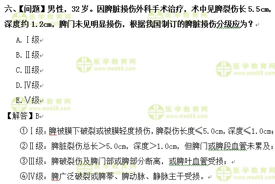 外科主治医师考试：《答疑周刊》2017年第10期