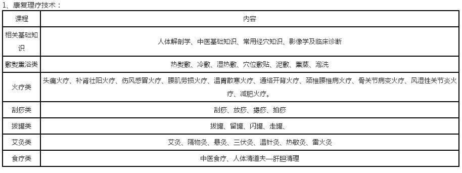 北京康复理疗师培训 2017年