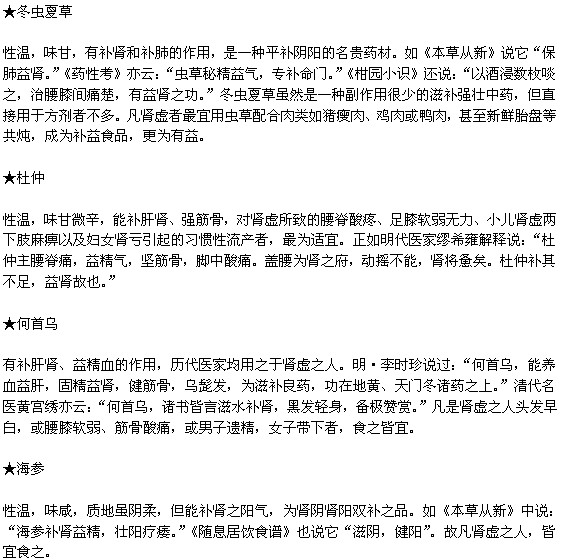 哪些食物有助于补肾养肾？