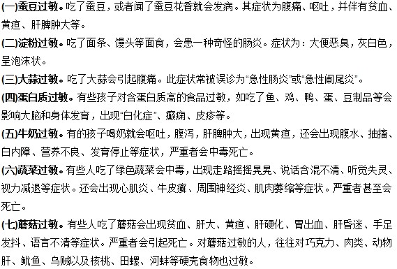 那些常见食物容易诱发皮肤过敏？