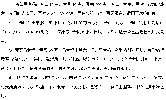 慢性咳嗽的四款饮食疗法