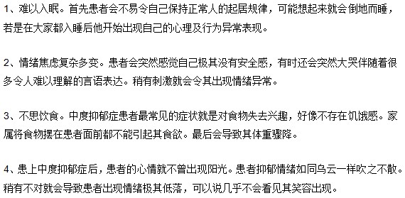 轻度|中度抑郁症状的区别