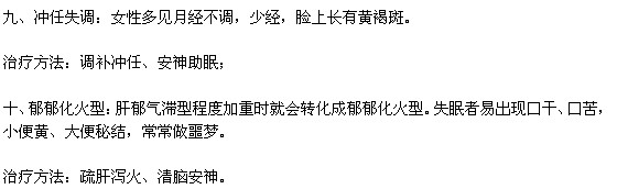 失眠十大常见类型及治疗方法