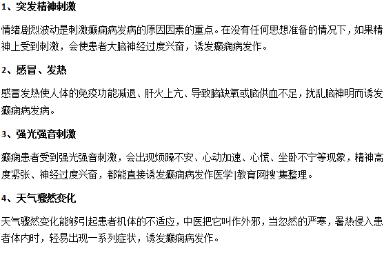 导致癫痫发作的直接原因