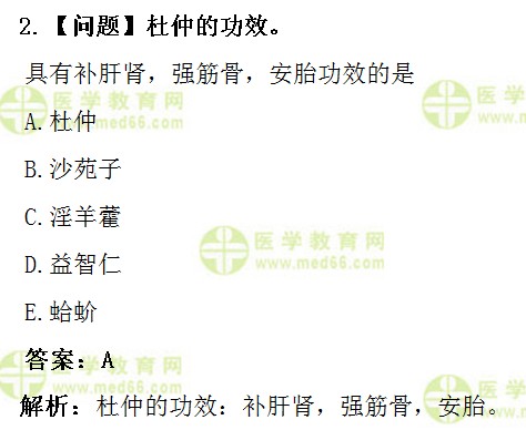 医学教育网初级中药士：《答疑周刊》