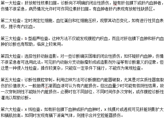 用于检查肝脏是否损伤的6种检查！