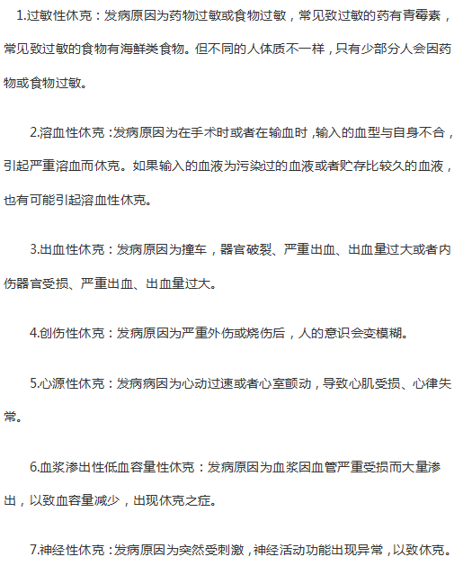 不同的休克发病机制都有哪些