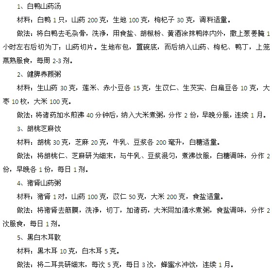 调理内分泌失调的膳食都有什么