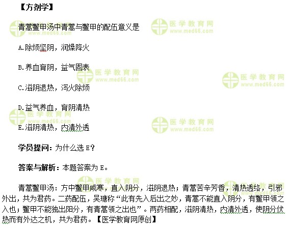 中医内科主治医师《答疑周刊》2018年第9期