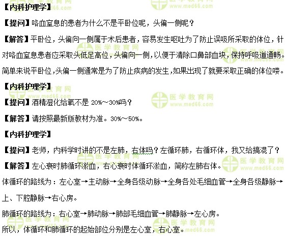 医学教育网初级护师《答疑周刊》2018年第39期