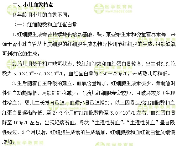 儿科主治医师考试:《答疑周刊》2019年第3期