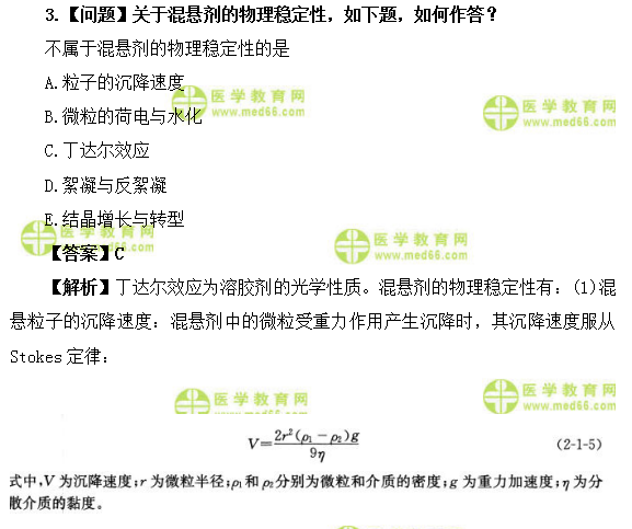 医学教育网初级药师:《答疑周刊》2019年第7期