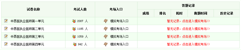 医学教育网在线模考系统