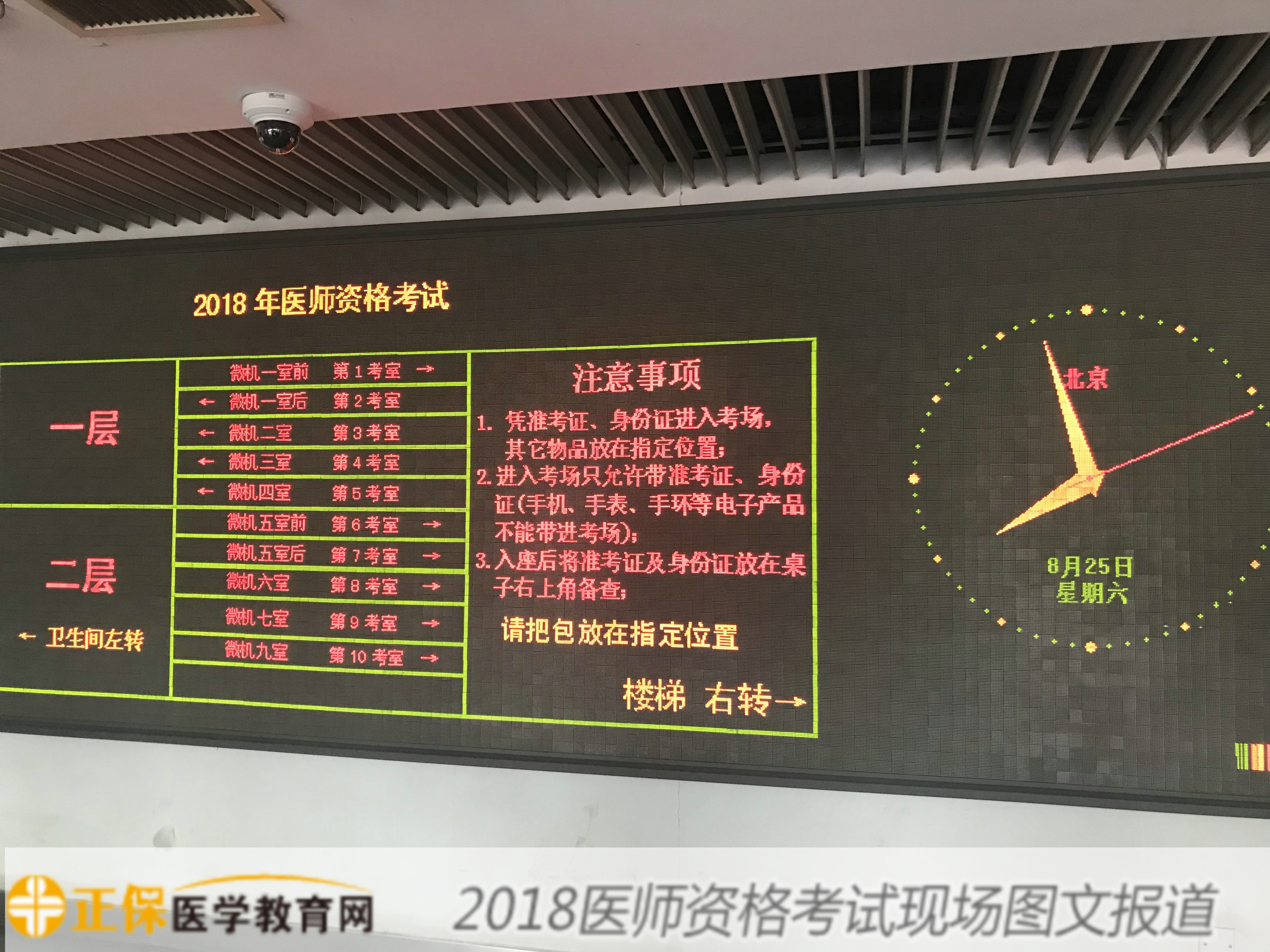 2018年口腔助理医师考试现场