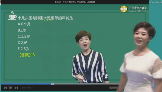 景晴老师讲解2018临床助理医师妇科儿科考试情况