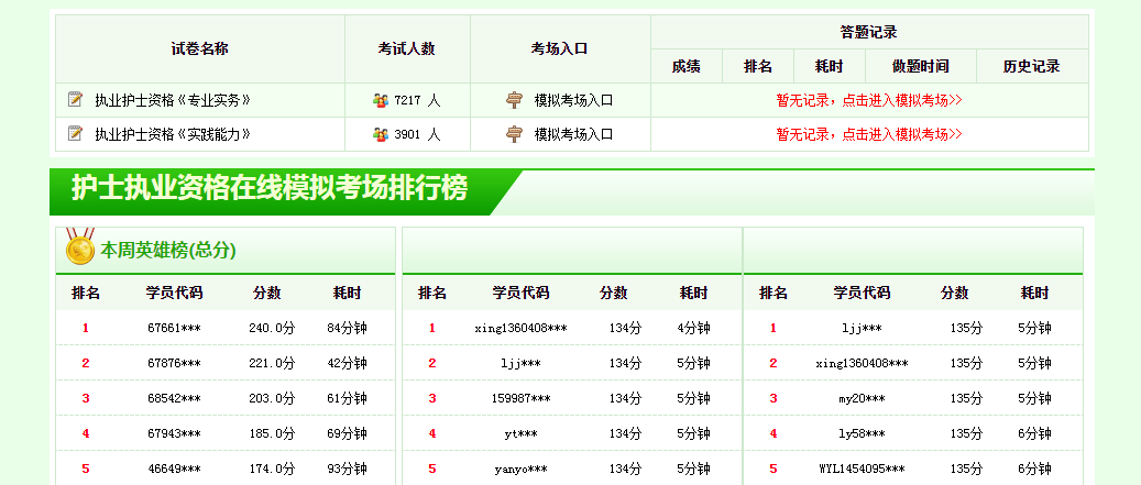 主管护师考试模拟题