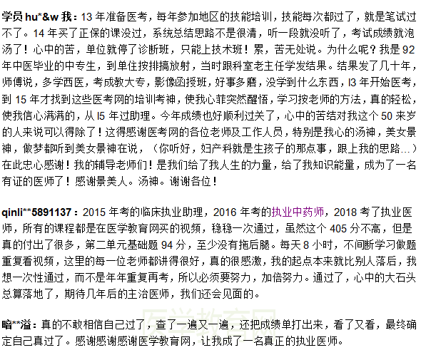 2018年执业医师资格考试成绩公布