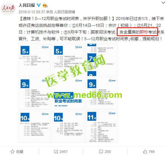 卫生资格考试属于含金量高的职称考试