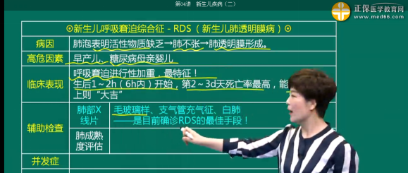 新生儿呼吸窘迫综合征