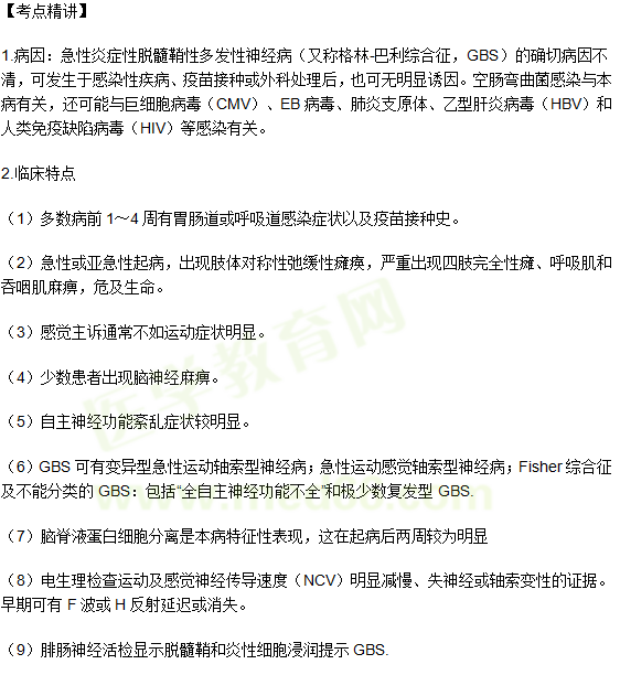 急性炎症性脱髓鞘性多发性神经病