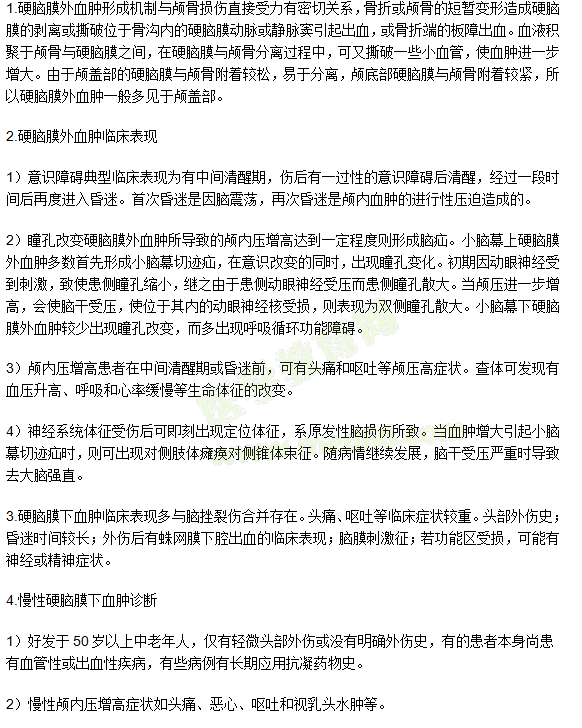 中西医结合执业助理医师辅导精华