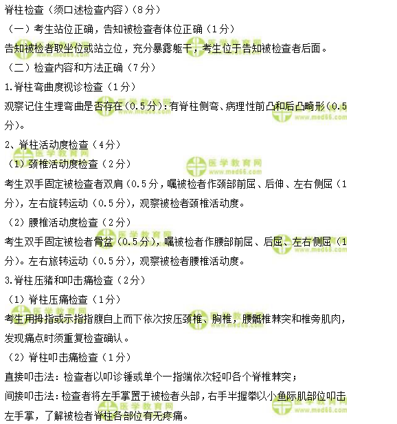 中西医助理医师实践技能