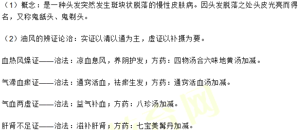 油风的辨证论治