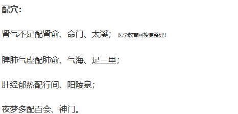 遗尿的针灸治疗