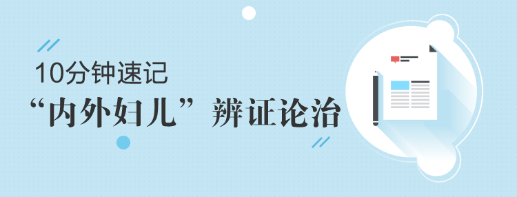 内外妇儿的辨证论治