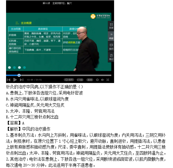 中医执业助理医师模拟试题