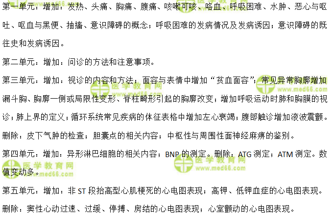 诊断学基础变动