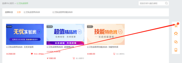 公卫医师选课1 公卫医师选课1