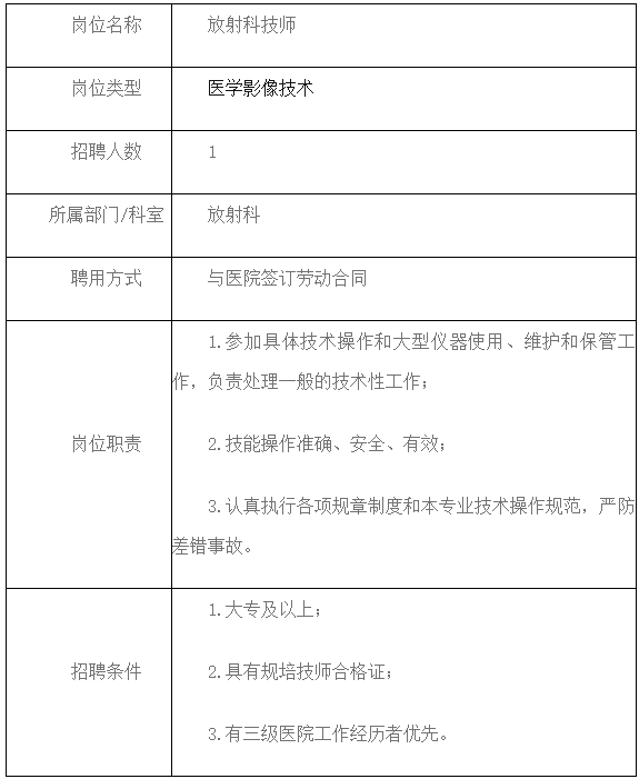 2020年四川省华西武侯健康体检中心招聘医疗工作人员啦