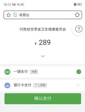 确认支付 确认支付