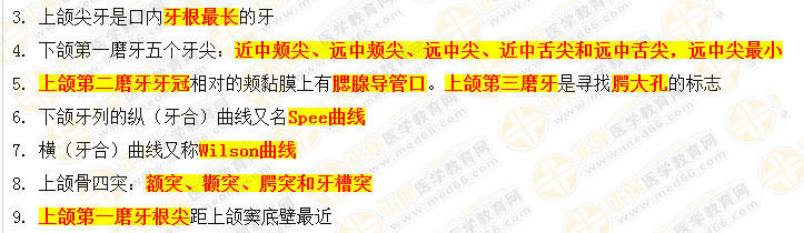 口腔解剖生理学-口腔执业医师 口腔解剖生理学-口腔执业医师