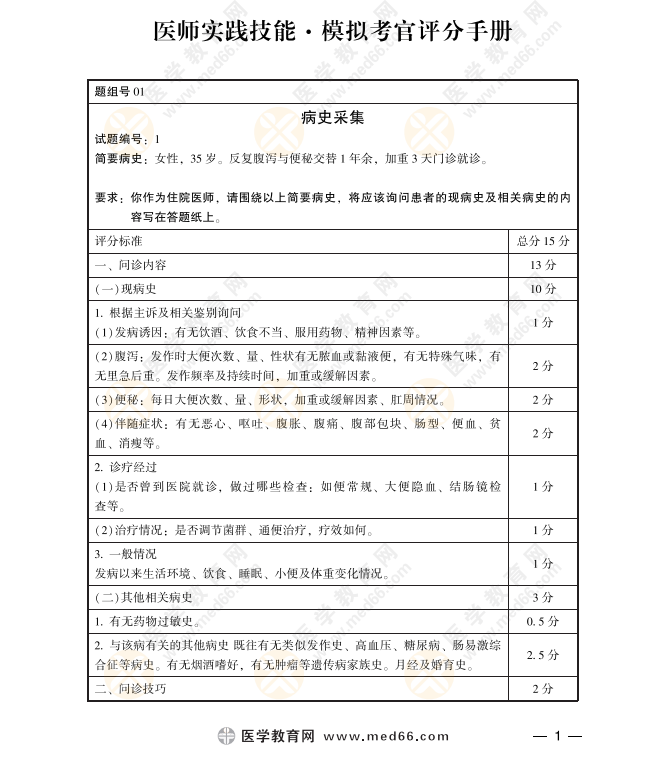 模拟考官手册 模拟考官手册